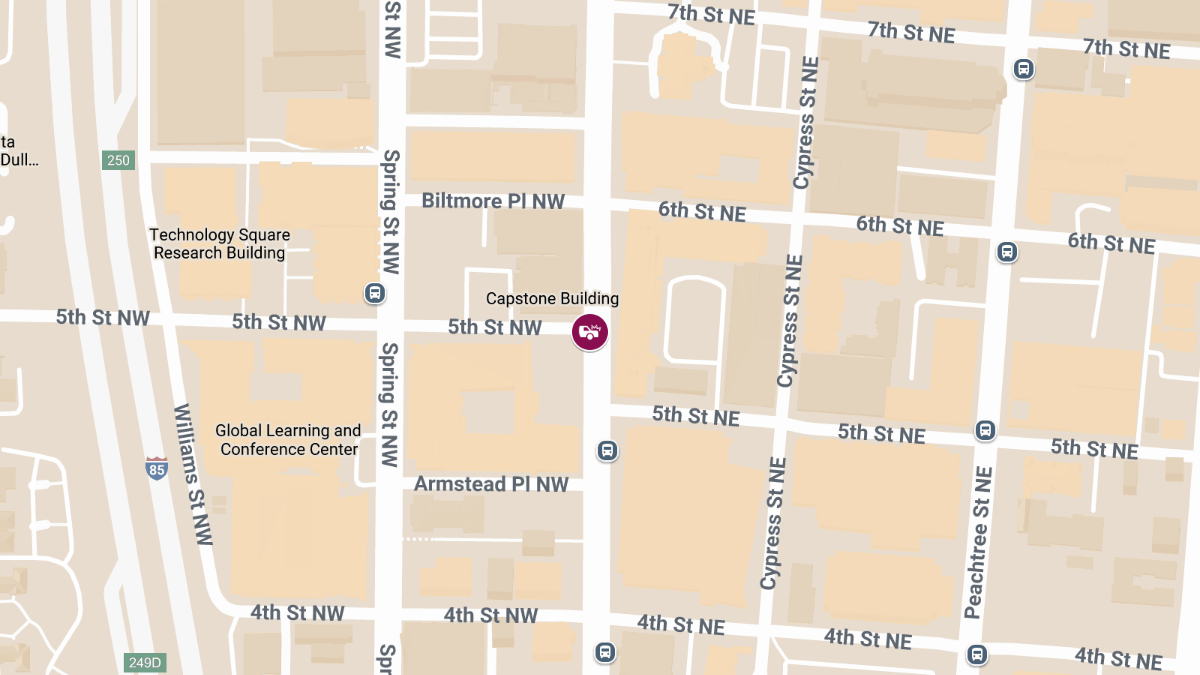 Collision with Injuries at W Peachtree St NW & 5th St NW