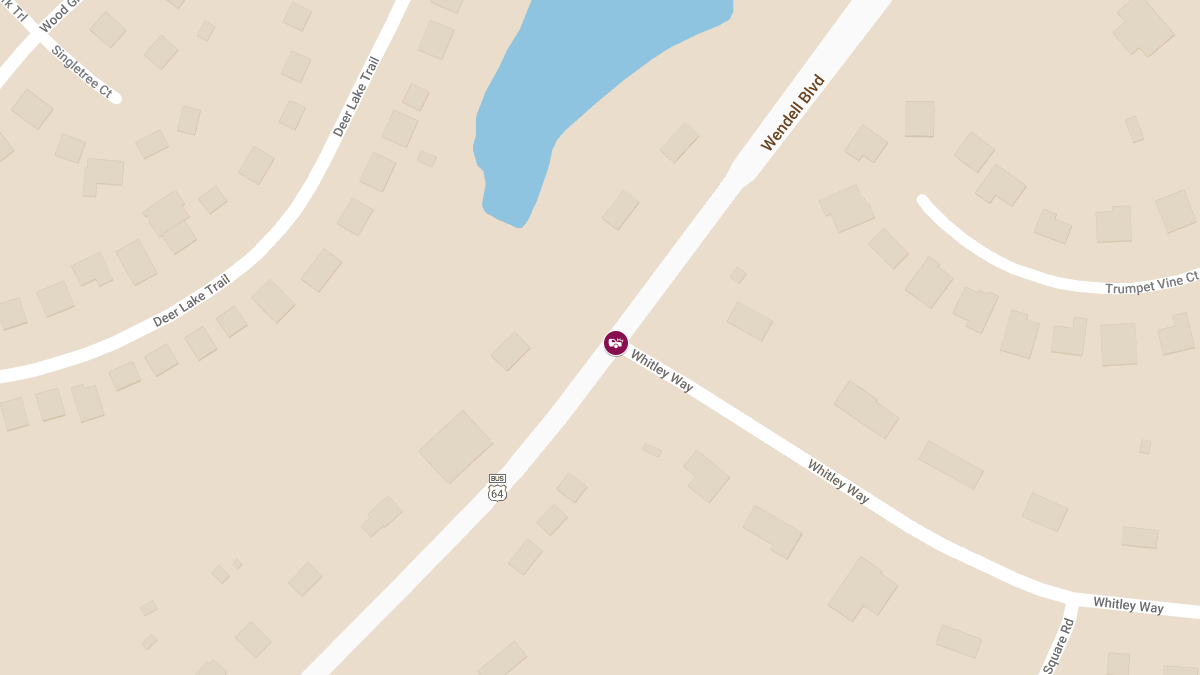 Collision with Injuries at Wendell Blvd & Whitley Way
