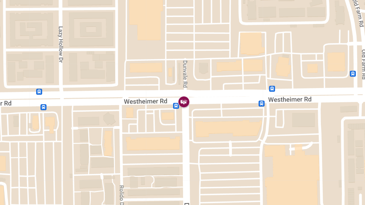 Collision with Injuries at Westheimer Rd & Dunvale Rd