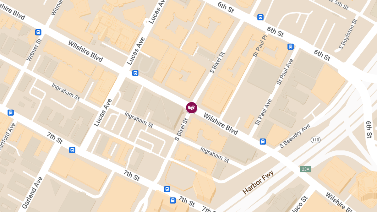 Collision with Injuries at Wilshire Blvd & S Bixel St