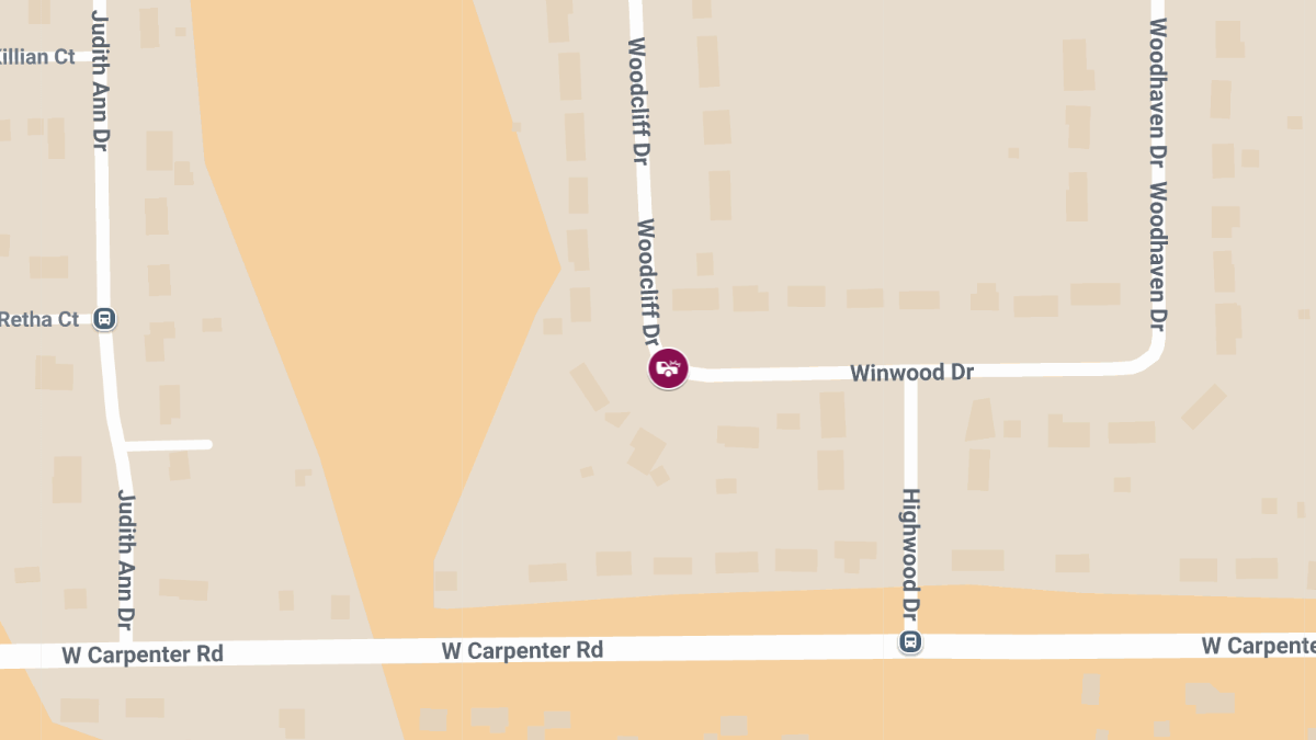 Collision with Injuries at Winwood Dr & Woodcliff Dr