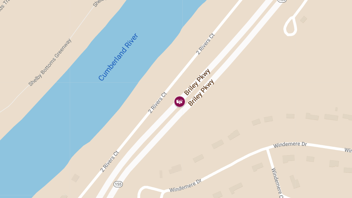 Collision with Injuries on Briley Pkwy Near MM 9