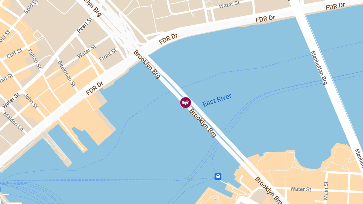 Collision with Injuries on Brooklyn Bridge