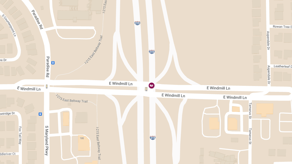 Collision with Injuries on E Windmill Ln at I-215