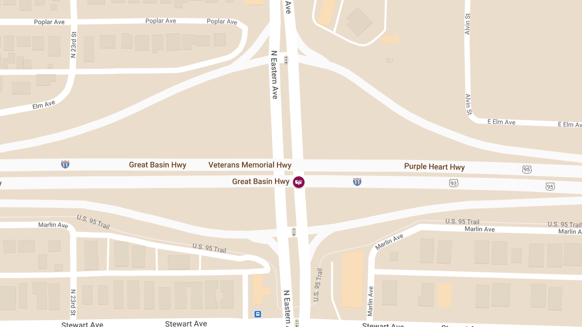 Collision with Injuries on IR11 S at Eastern Ave Off-Ramp