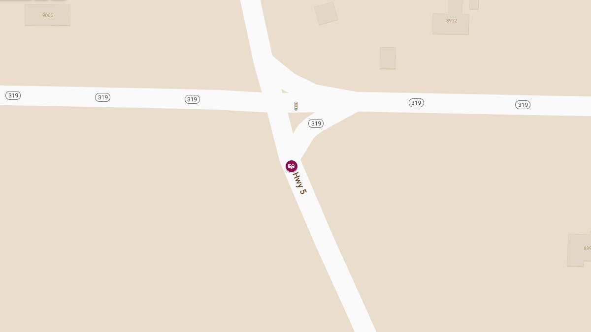 Collision with Injuries on SH 5 Near SH 319