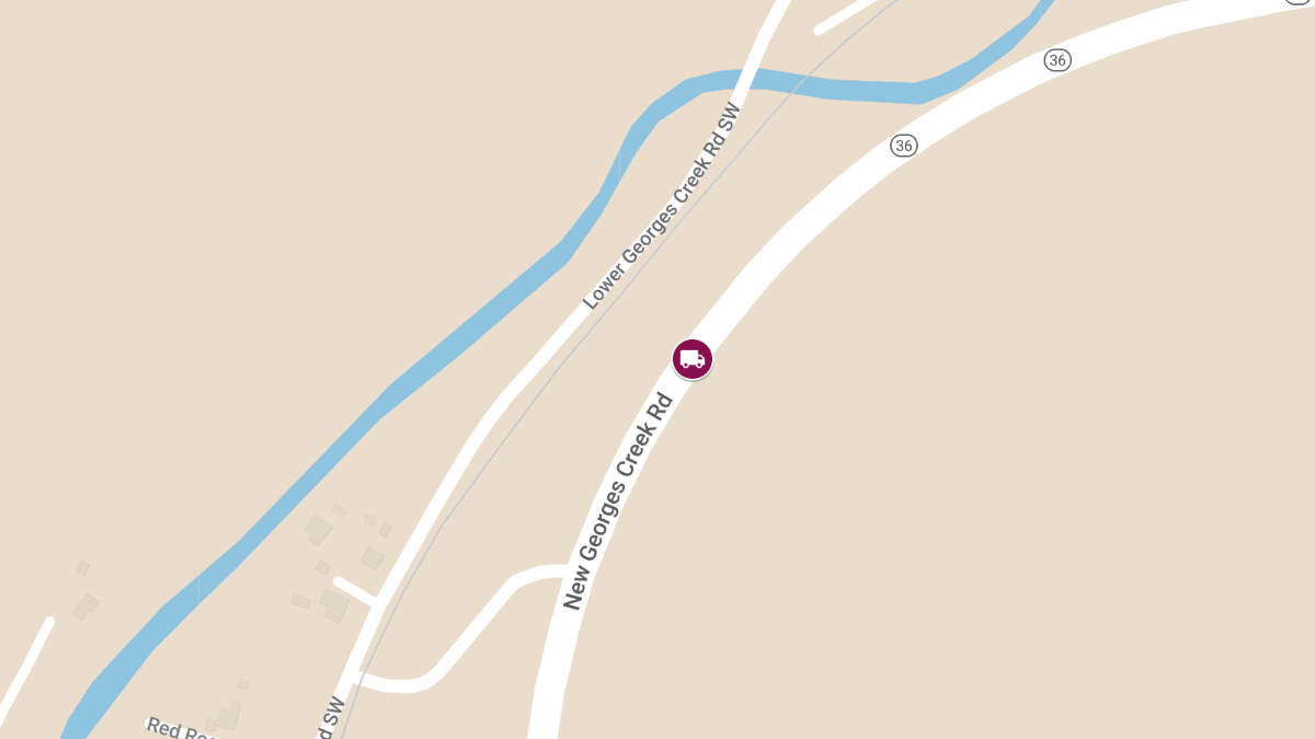 Commercial Vehicle Accident with Entrapment on New Georges Creek Rd
