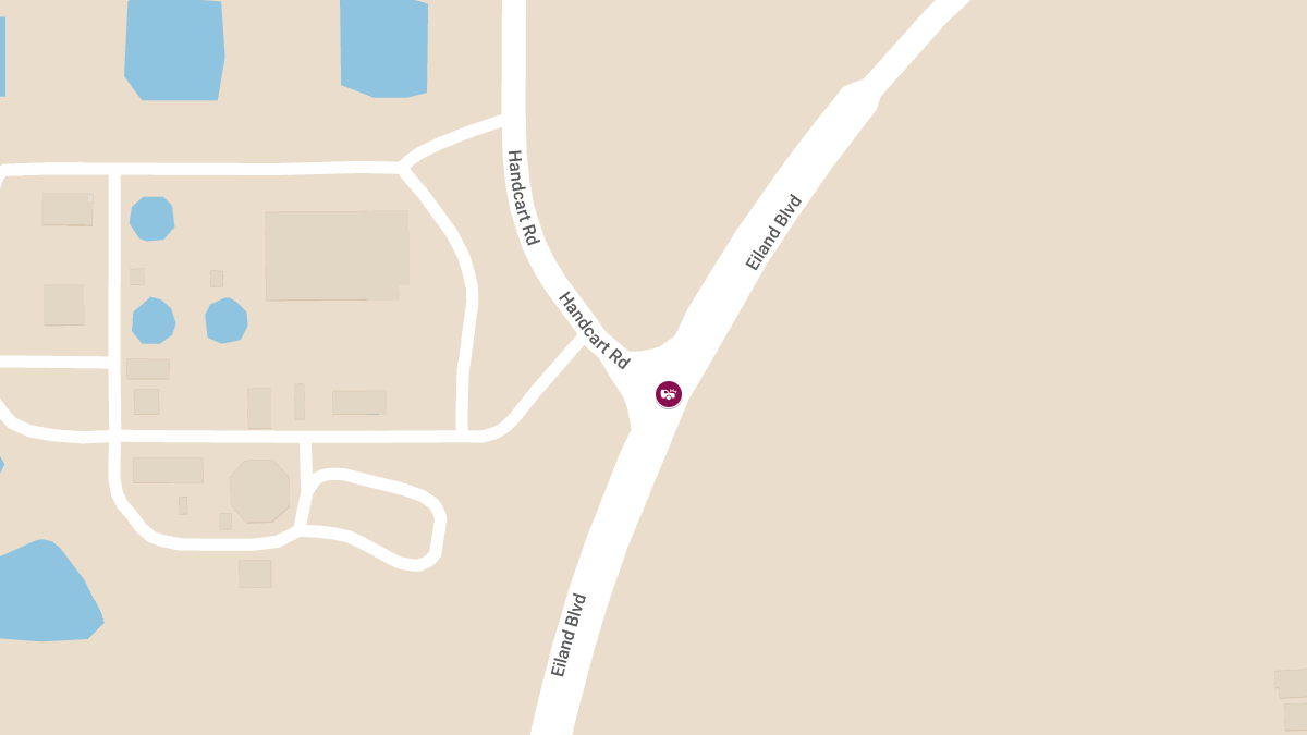 Crash Causes Injuries on Eiland Blvd at Handcart Rd