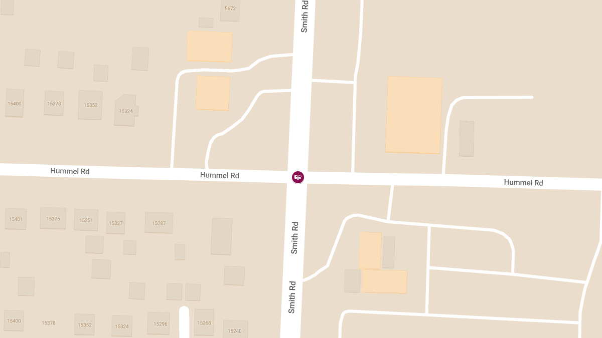 Crash Causes Injury at Hummel Rd & Smith Rd Traps One Person