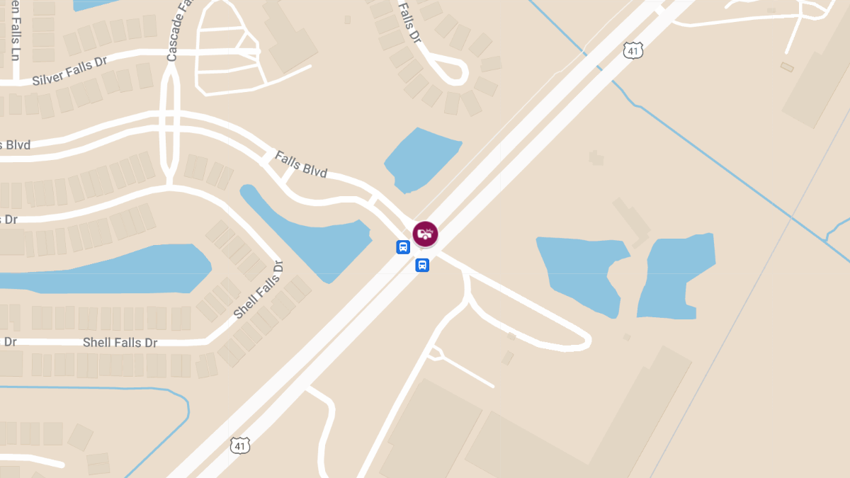 Crash Reported at US-41 & Falls Blvd