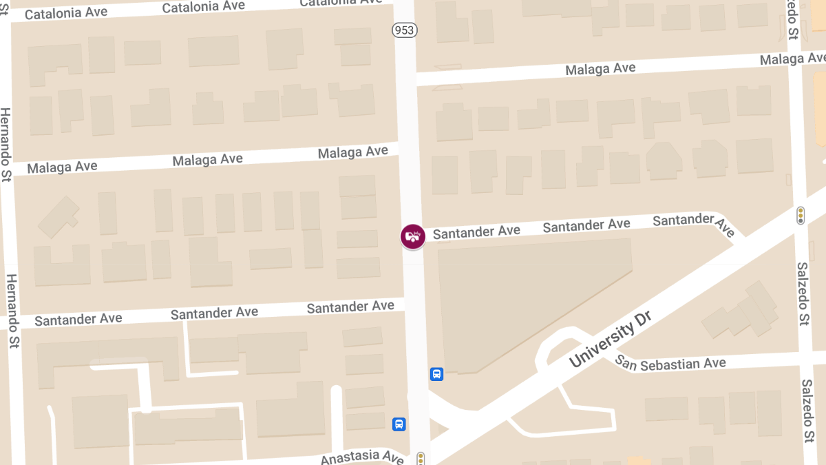 Crash Reported on Santander Ave