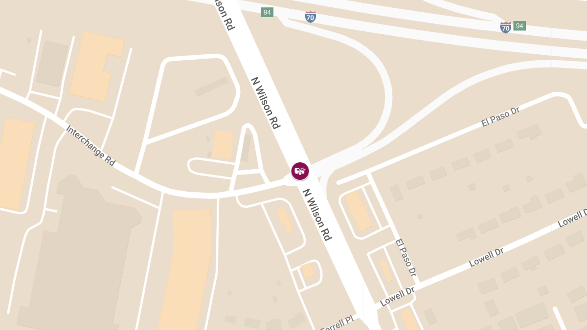 Crash With Injuries Reported at N Wilson Rd & Interchange Rd