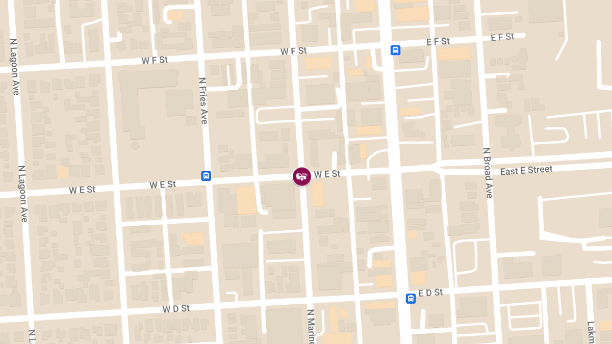 Crash With Injuries at 108 E E St