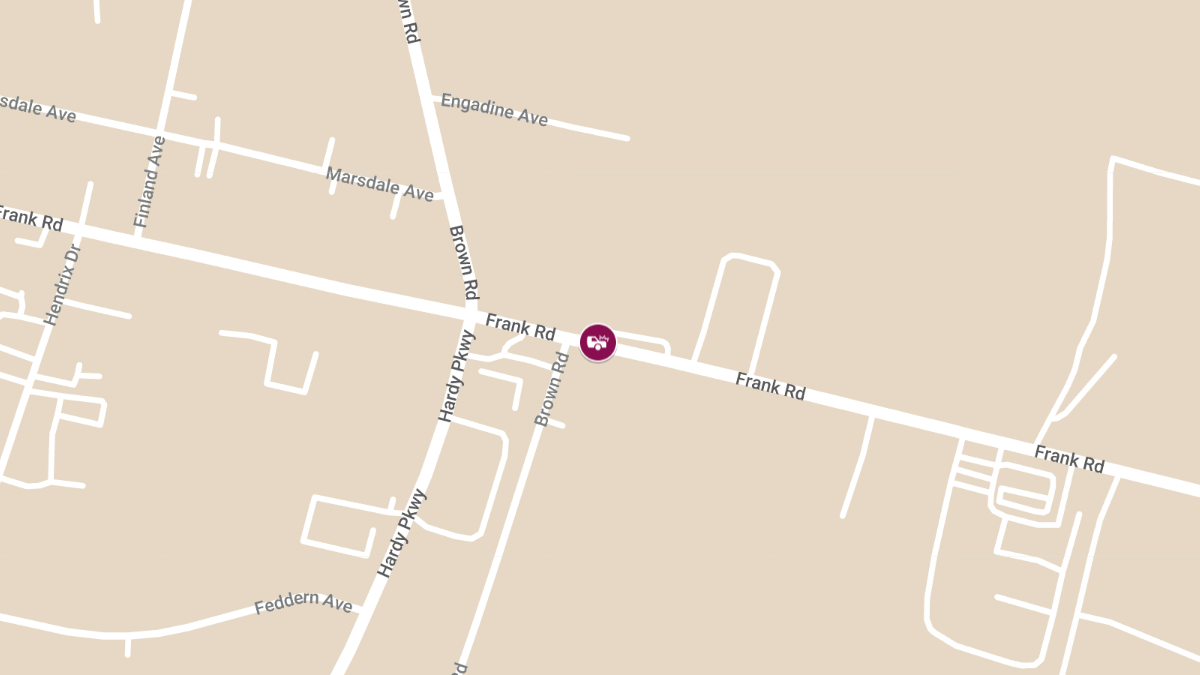 Crash With Injuries at 1100 Frank Rd