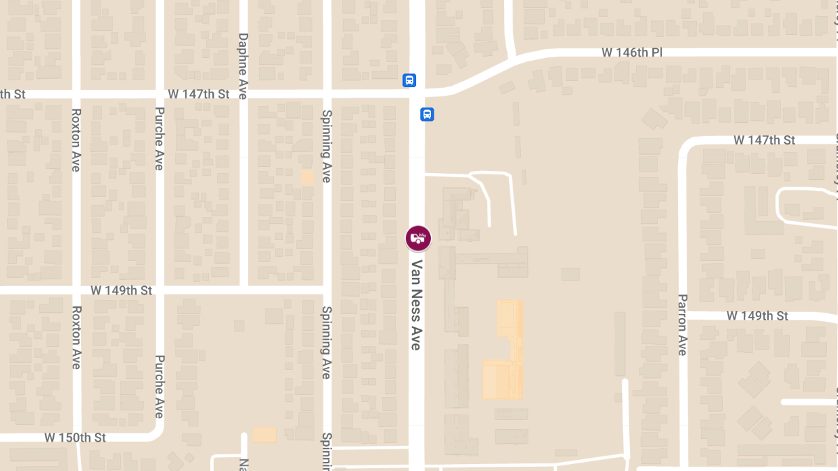 Crash With Injuries at 14830 Van Ness Ave