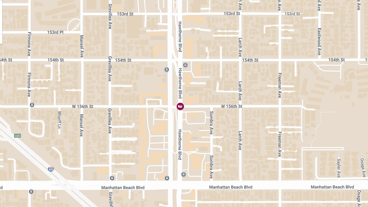 Crash With Injuries at 156th St & Hawthorne Blvd