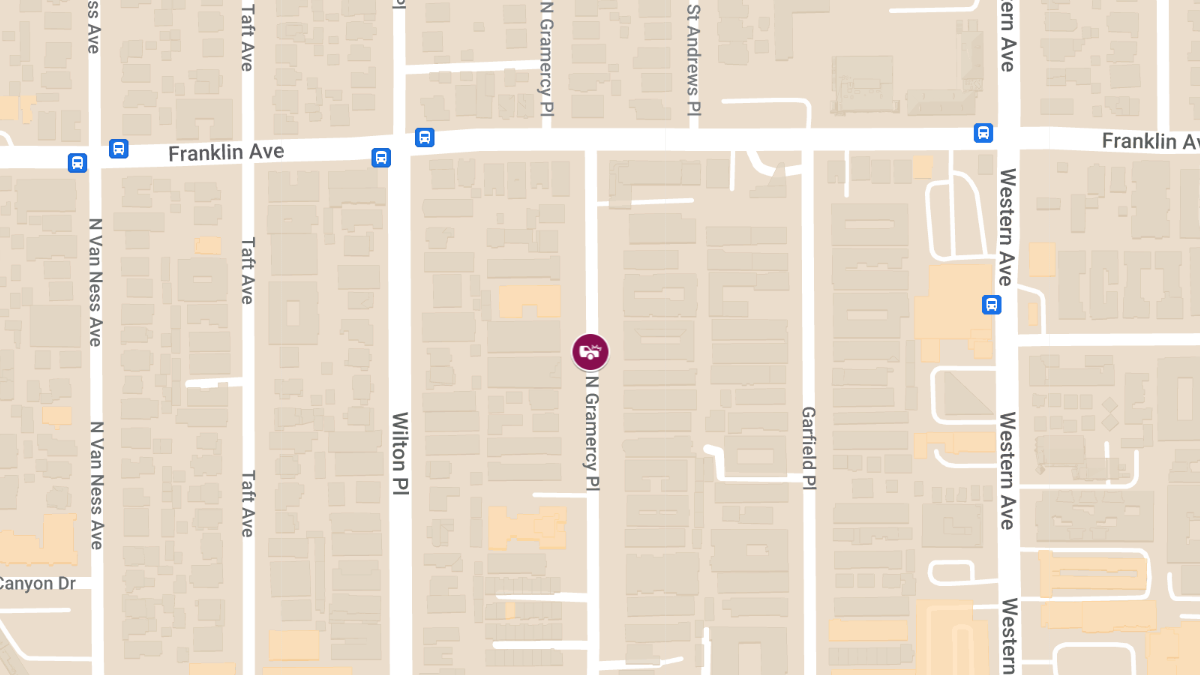 Crash With Injuries at 1753 N Gramercy Pl