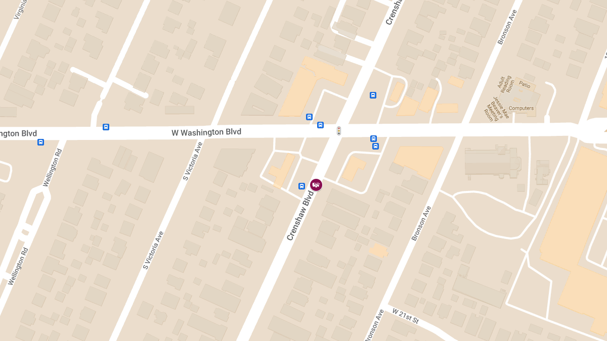 Crash With Injuries at 2128 Crenshaw Blvd