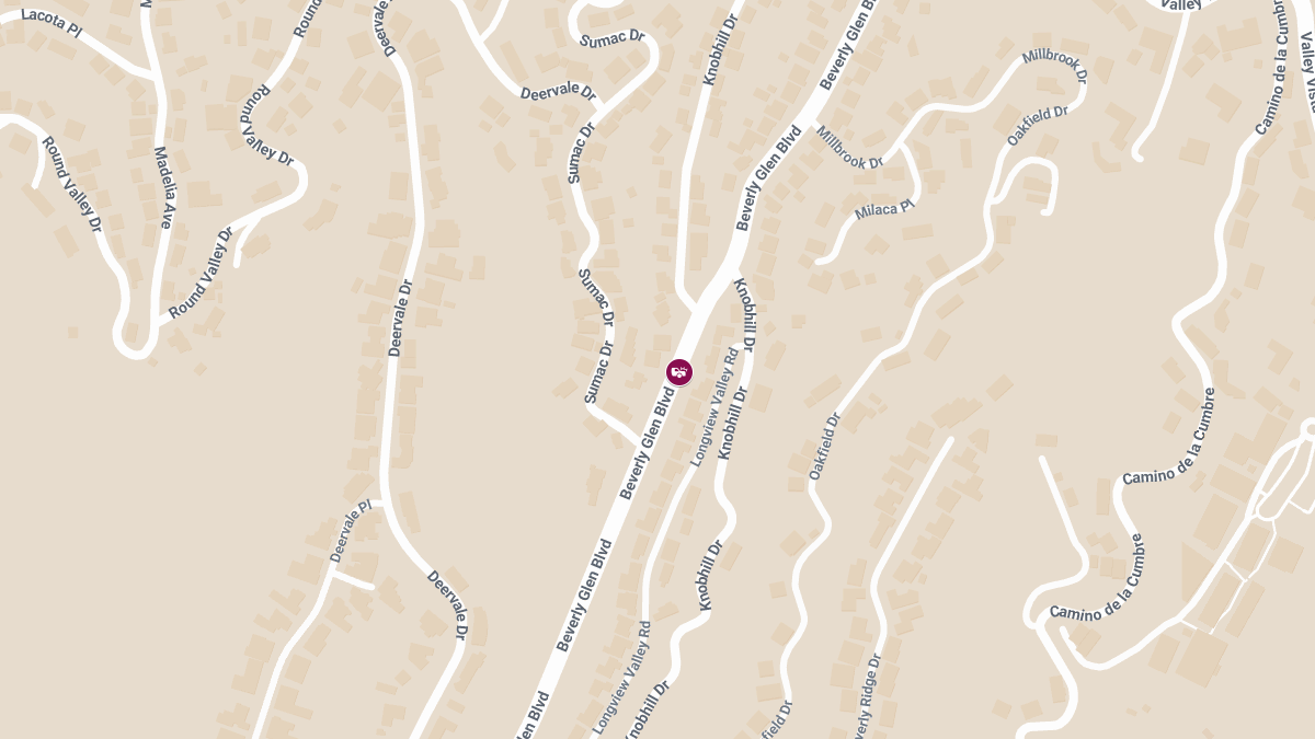 Crash With Injuries at 3823 Beverly Glen Blvd