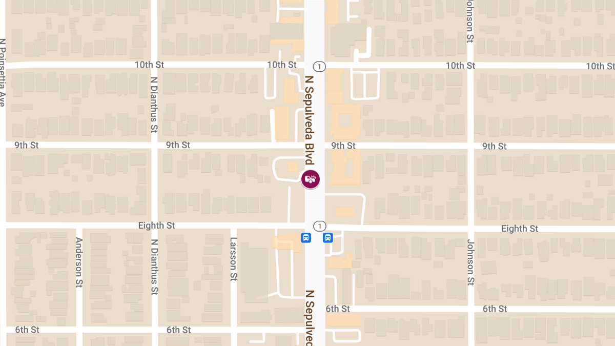 Crash With Injuries at 825 N Sepulveda Blvd