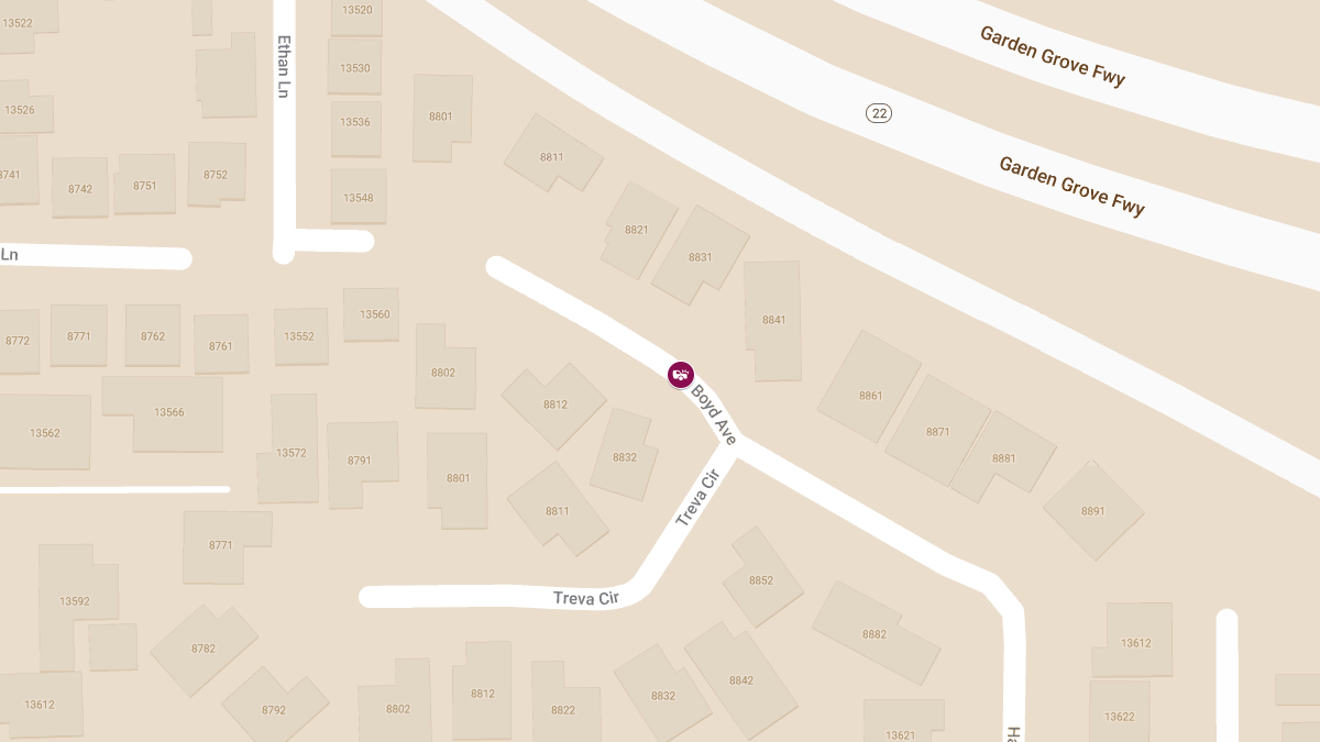 Crash With Injuries at 8861 Boyd Ave