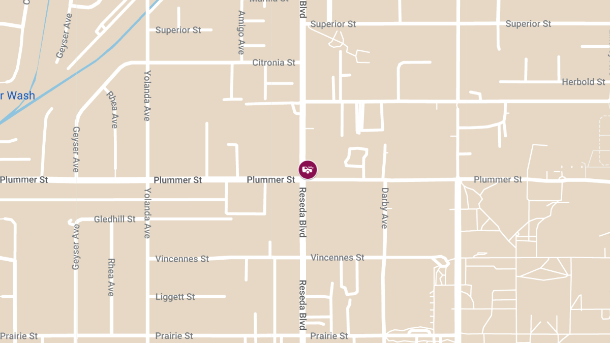 Crash With Injuries at 9423 Reseda Blvd