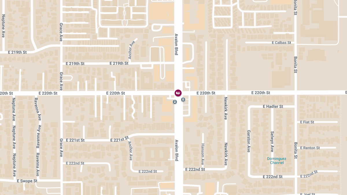 Crash With Injuries at Avalon Blvd & E 220th St