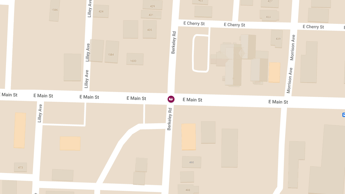 Crash With Injuries at Berkeley Rd & E Main St