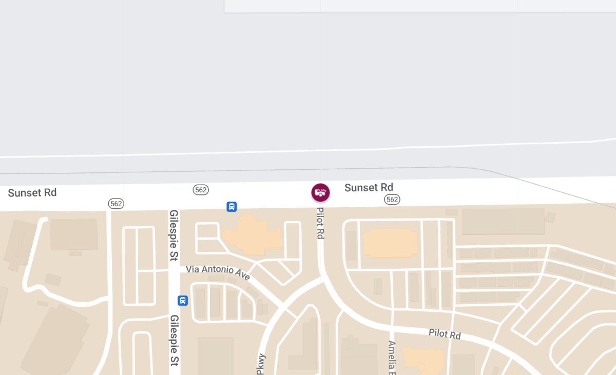 Crash With Injuries at E Sunset Rd & Pilot Rd