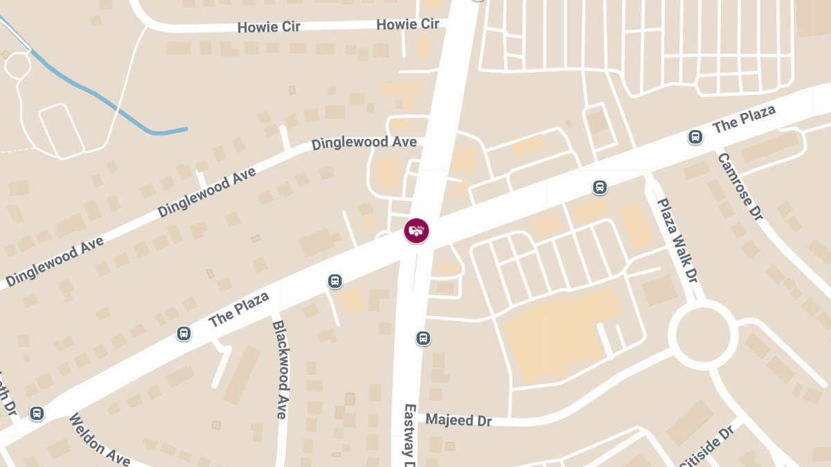 Crash With Injuries at Eastway Dr and The Plaza