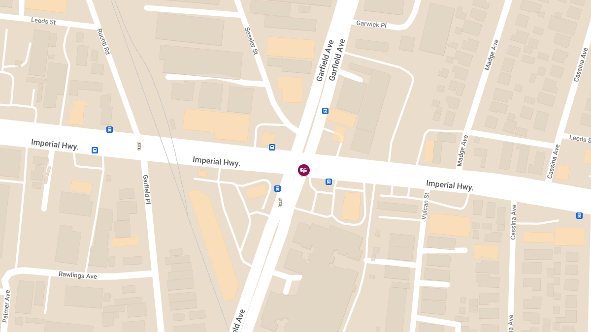 Crash With Injuries at Garfield Ave & E Imperial Hwy