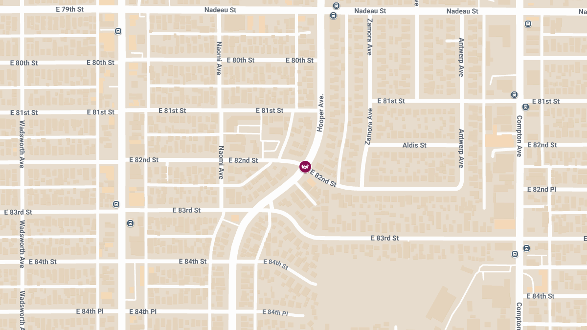 Crash With Injuries at Hooper Ave & E 82nd St