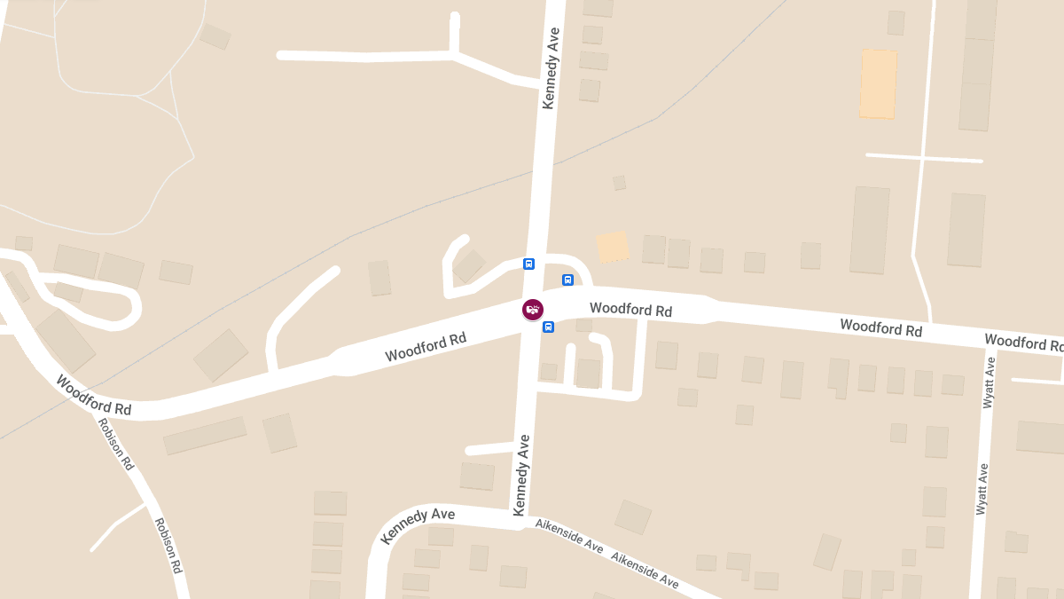 Crash With Injuries at Kennedy Ave & Woodford Rd