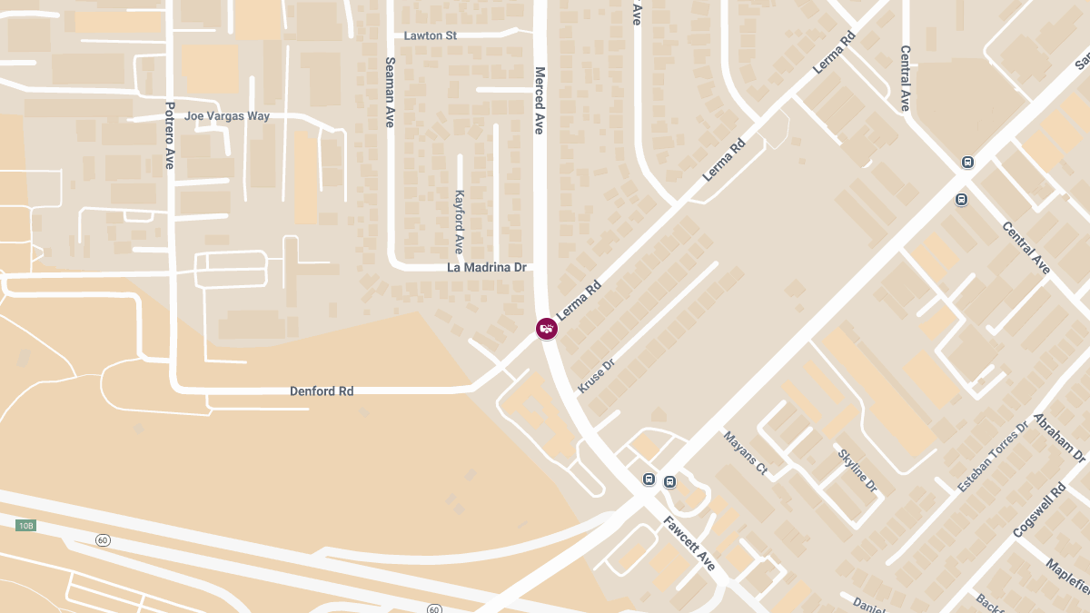 Crash With Injuries at Merced Ave & Lerma Rd