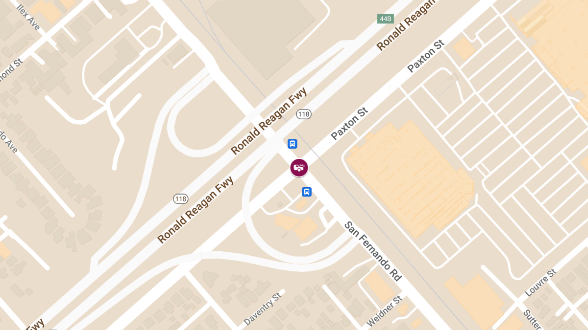 Crash With Injuries at Paxton St & San Fernando Rd