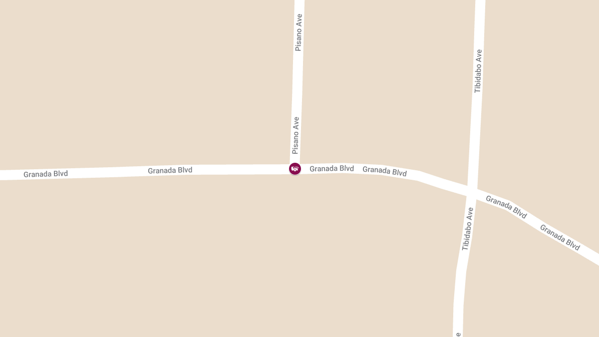 Crash With Injuries at Pisano Ave & Granada Blvd