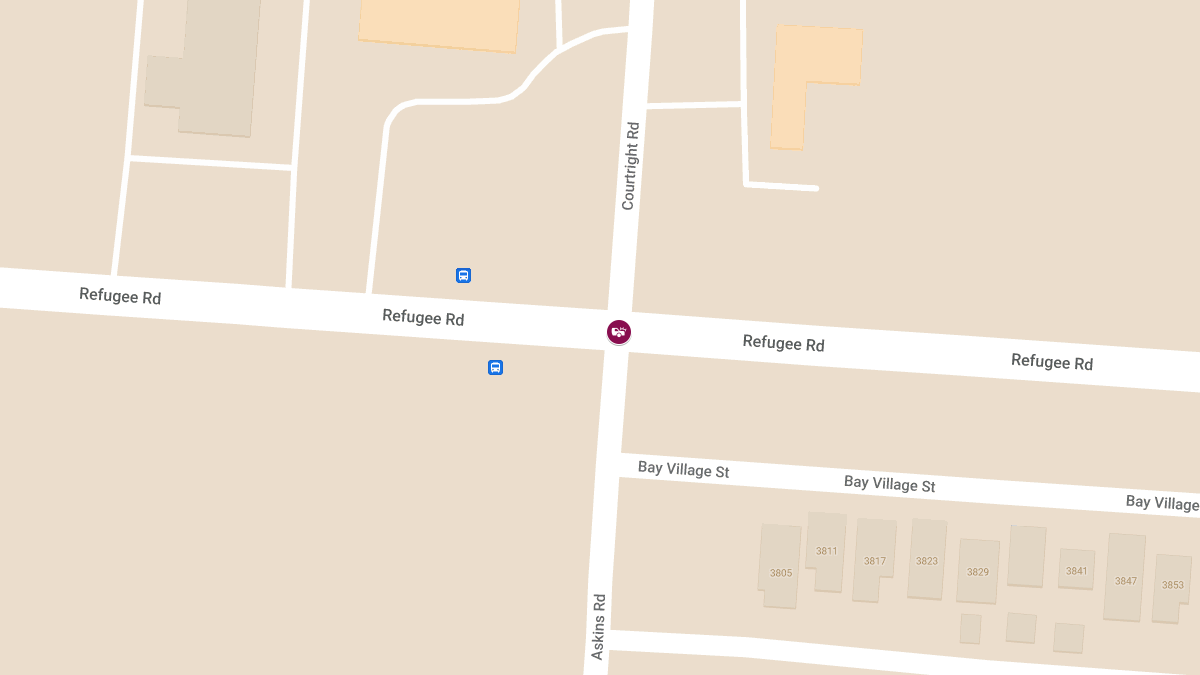 Crash With Injuries at Refugee Rd & Courtright Rd
