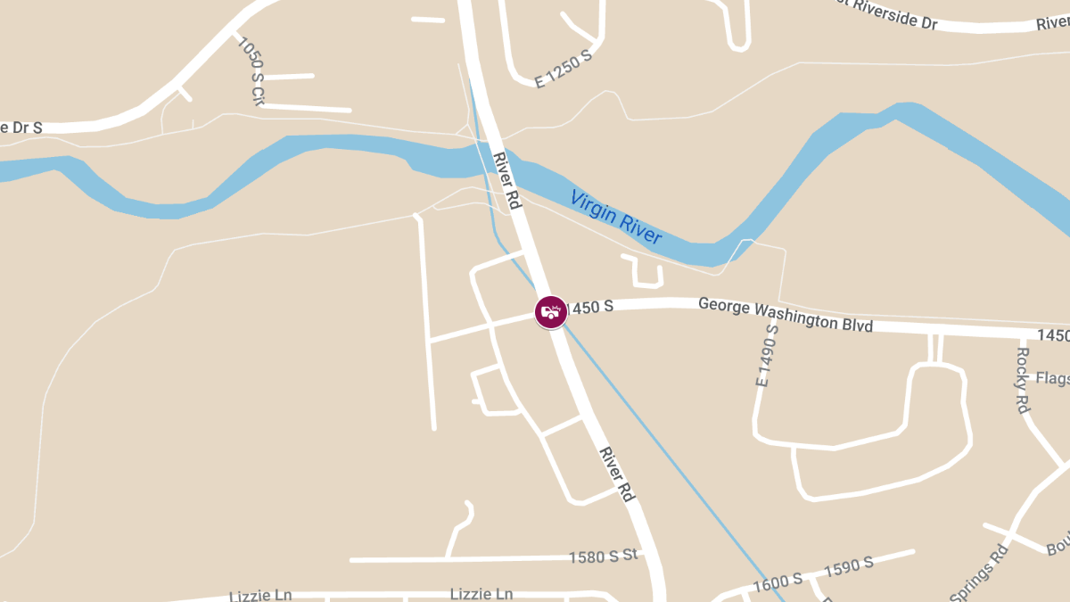 Crash With Injuries at River Rd & George Washington Blvd