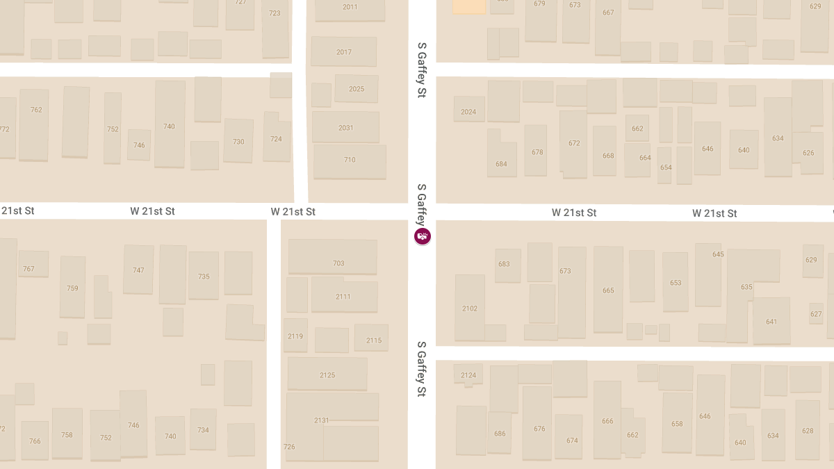 Crash With Injuries at S Gaffey St & W 21st St