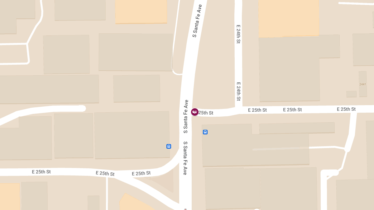 Crash With Injuries at S Santa Fe Ave & E 25th St