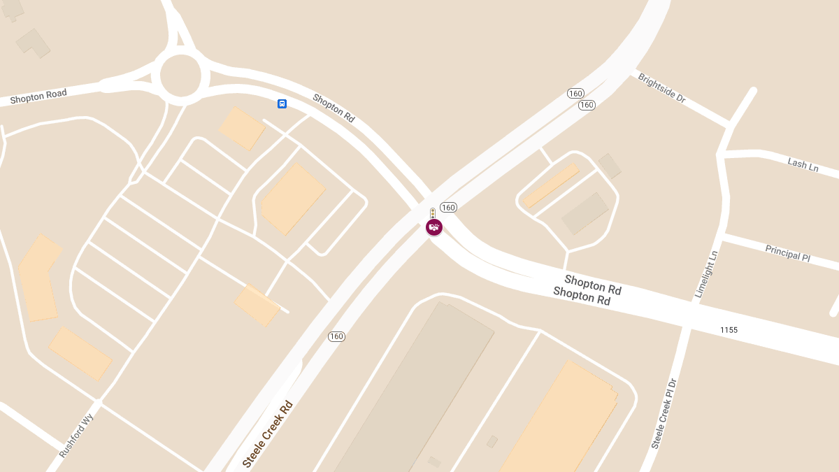 Crash With Injuries at Shopton Rd & Steele Creek Rd