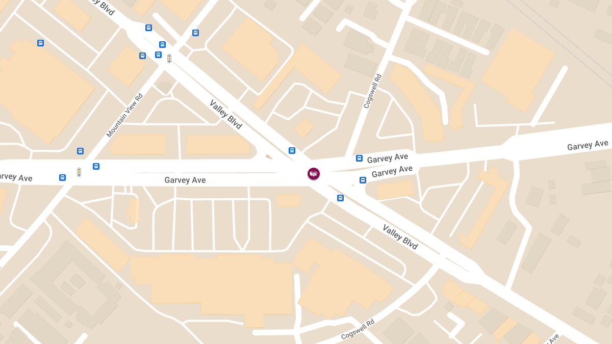 Crash With Injuries at Valley Blvd & Garvey Ave