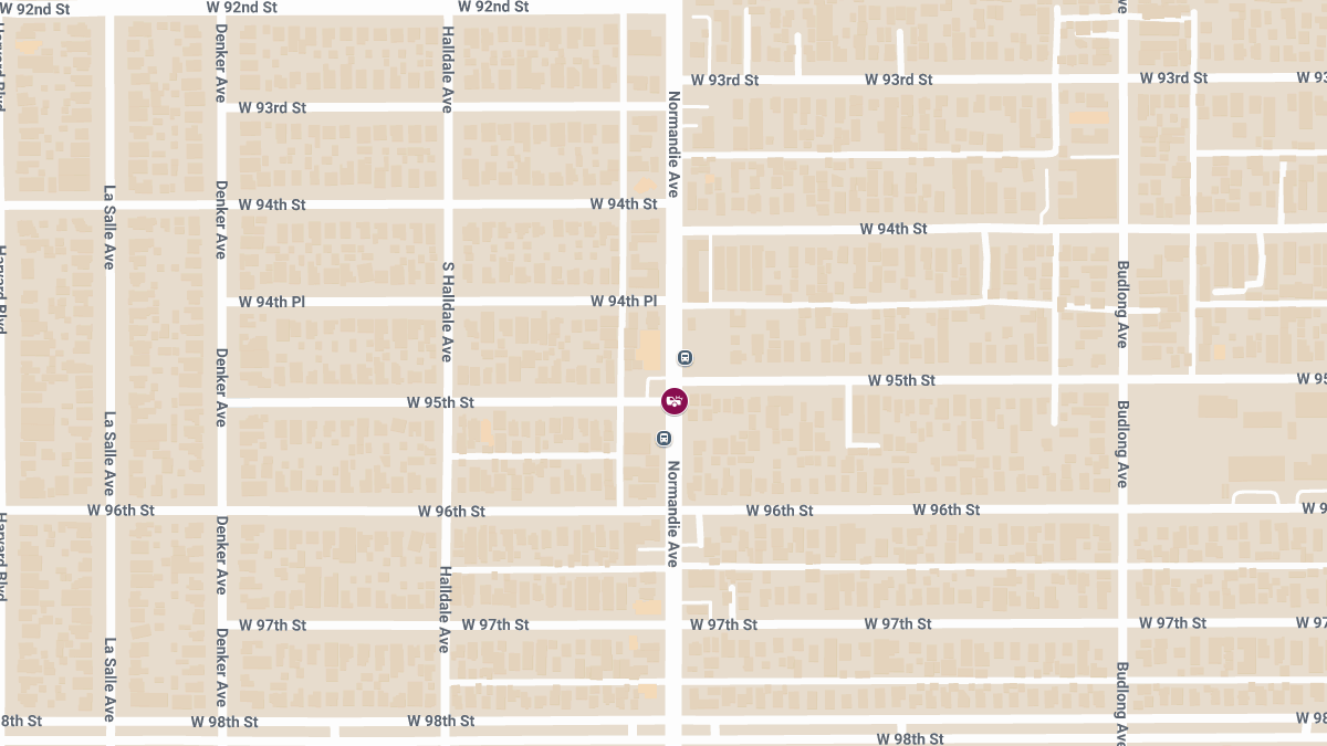 Crash With Injuries at W 95th St & S Normandie Ave