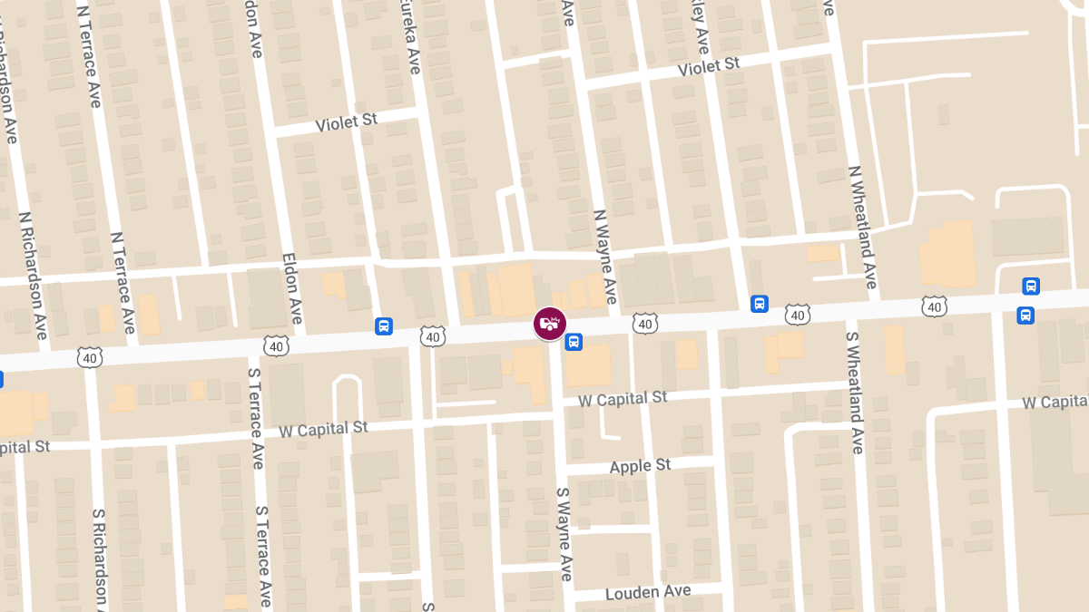 Crash With Injuries at W Broad St & S Wayne Ave