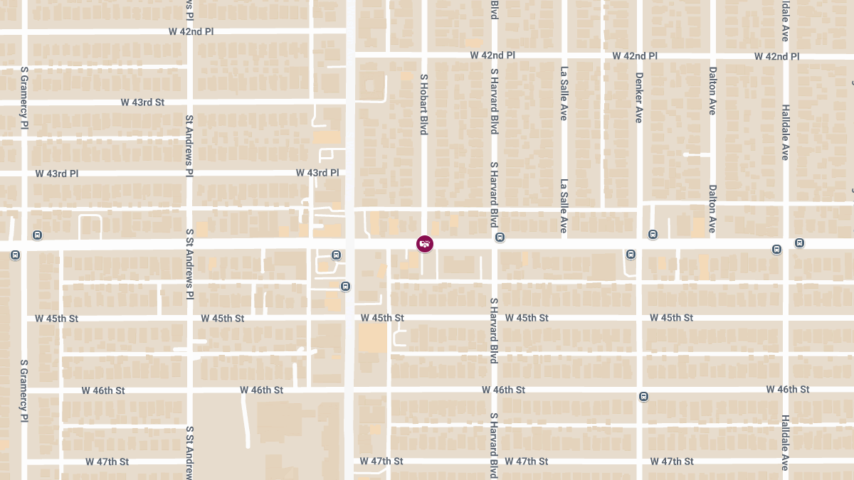 Crash With Injuries at W Vernon Ave & S Hobart Blvd