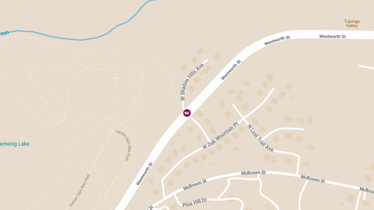 Crash With Injuries at Wentworth St & Shadow Hills Ave