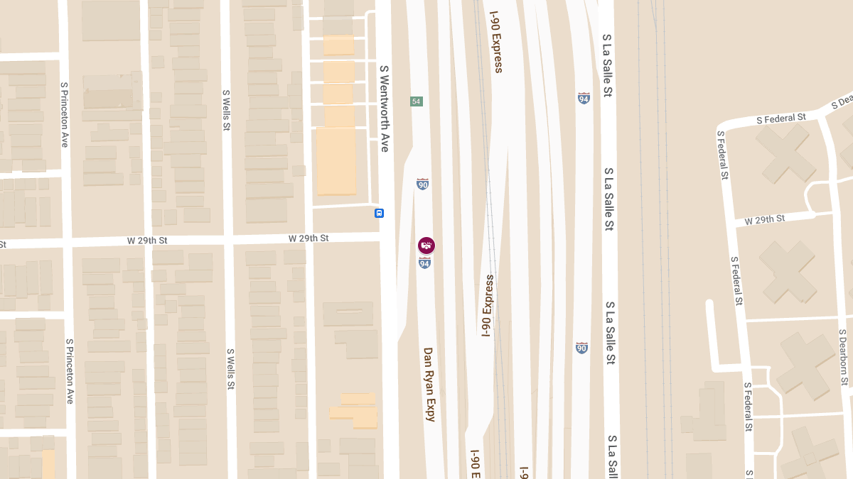 Crash With Injuries on I-94 Southbound Near 28th St