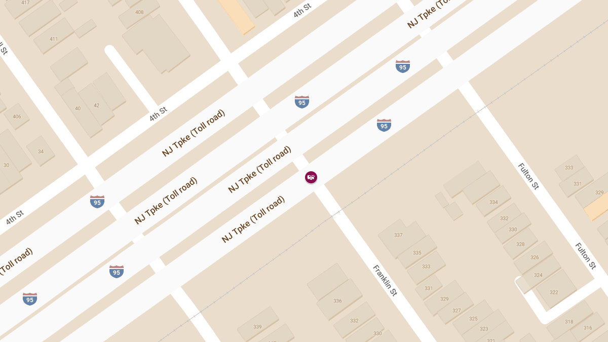 Crash With Injuries on I-95 N & Franklin St