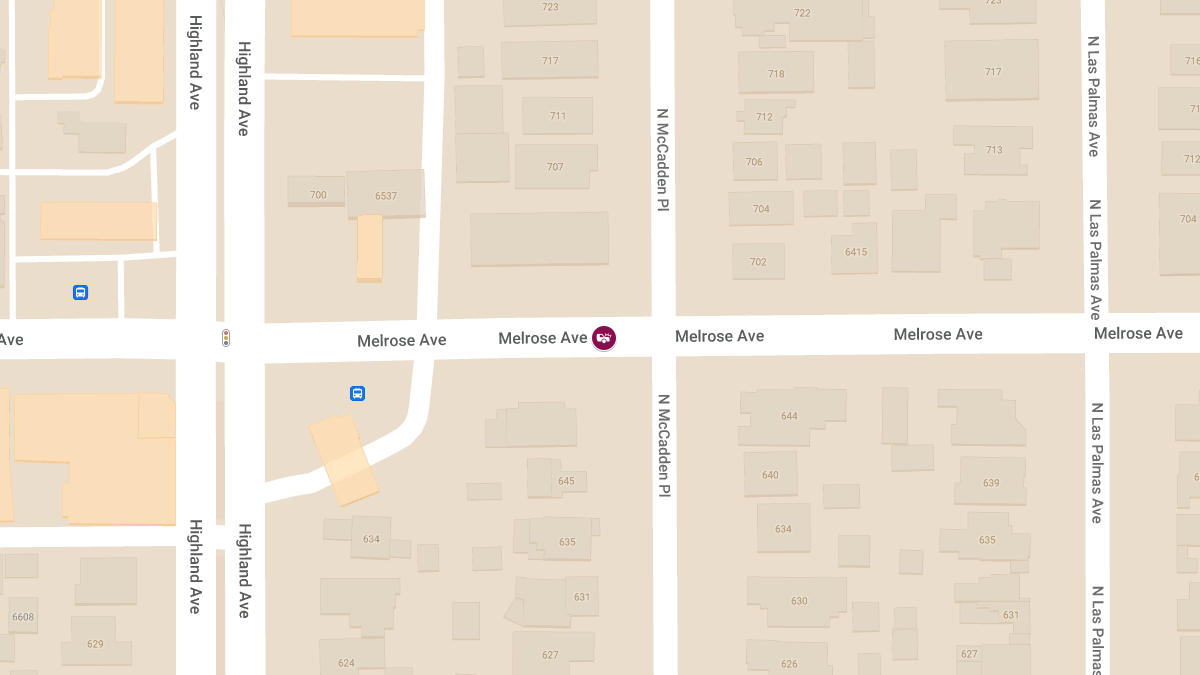 Crash With Injuries on Melrose Ave