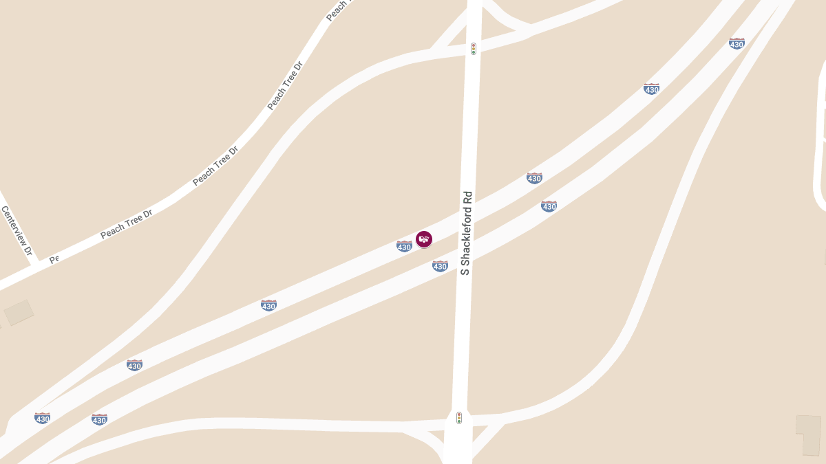 Crash With Injuries on NB I-430 Near Mile Marker 11.2